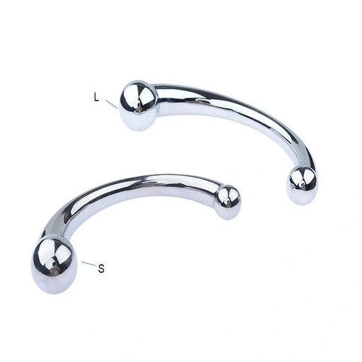 Hook Elegant Anal Stainless 5858 Steel Ended Double 0406